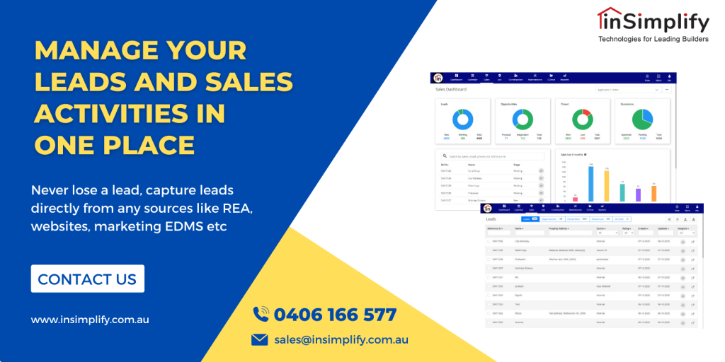 Manage Your Leads and Sales Activities in One Place